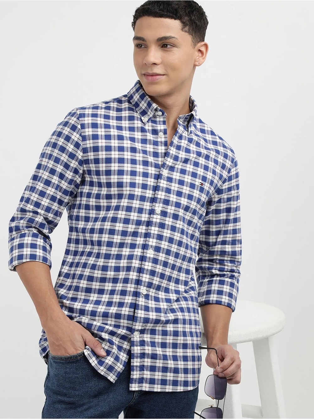 Vintage St. John's Bay Men's Plaid Flannel Shirt